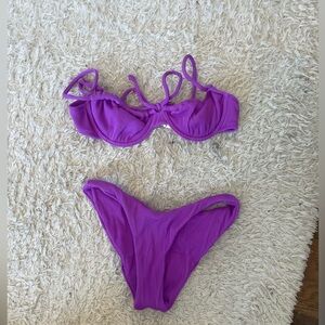 Kulani kinis purple bikini